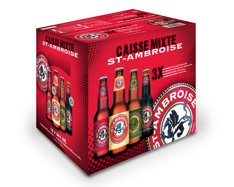 Coffret cadeau : bières canadiennes Saint Ambroise